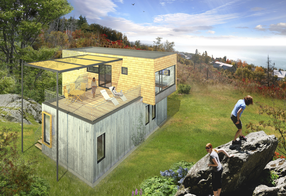 Les Terrasses Cap-á-l’aigle: Where Architecture and Nature Connect / MU Architecture