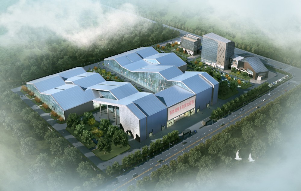 Xinao Concrete Research Plant / Synarchitects