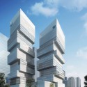 CDB Tower & Minsheng Financial Tower Competition Proposal (5) Courtesy of Saraiva & Associados Arquitectura Urbanismo