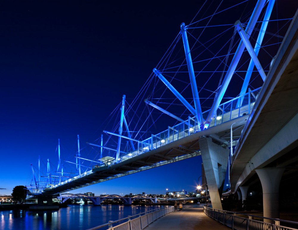 Kurilpa Bridge / Cox Rayner Architects with Arup