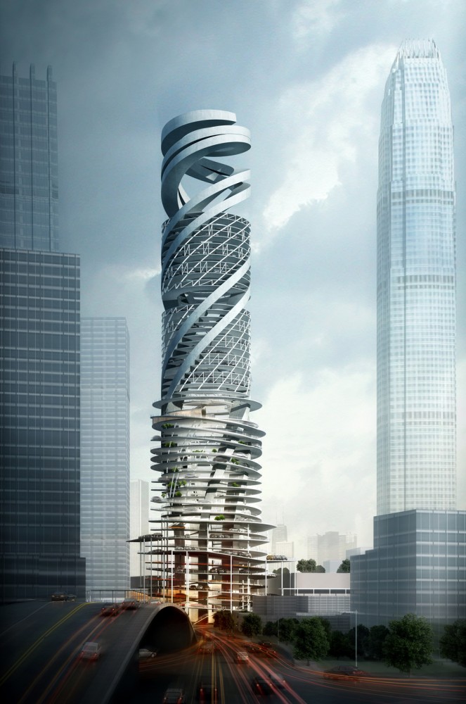 Alternative Car Park Tower Proposal / Mozhao Studio