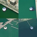 Thessaloniki Water Transport Piers Proposal (13) Thessaloniki Water Transport Piers Proposal (13) Bird’s Eye view of all four Piers from Google Earth. Clockwise from upper left: Eleftheria Square, Megaro, Aretsou, Perea.