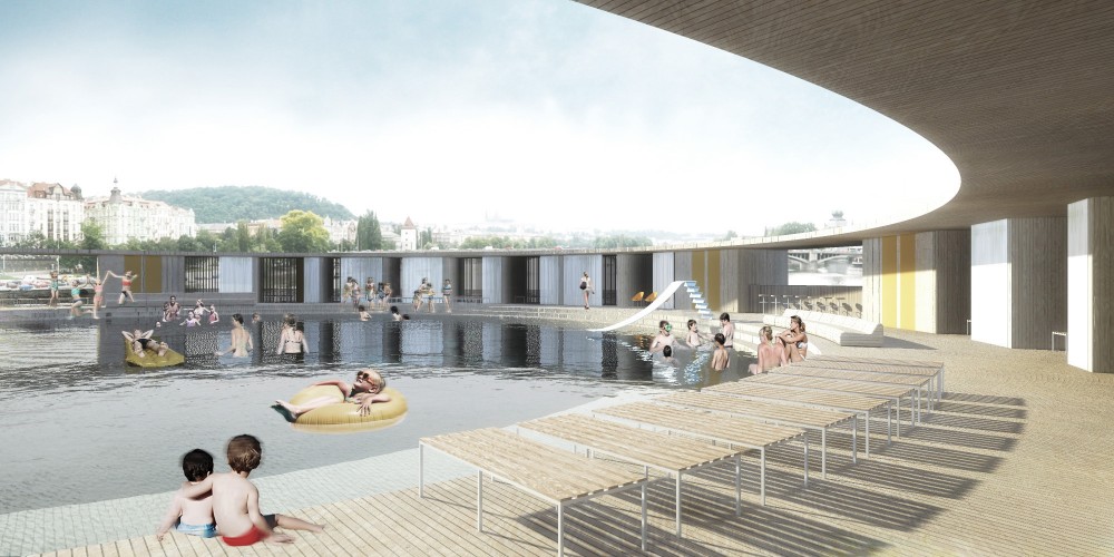 Floating Baths / Ondrej Lipensky and Andrea Kubna