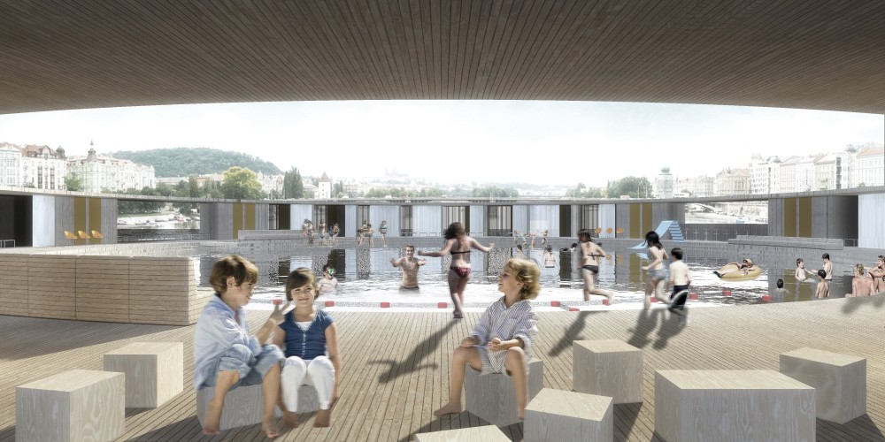 Floating Baths / Ondrej Lipensky and Andrea Kubna