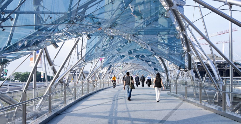 Helix Bridge / Cox Architecture with Architects 61