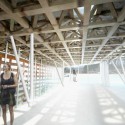 Aspen Art Museum 006 Roof Deck - shaded and full-sun viewing available © Shigeru Ban Architects