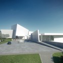 Richard Meier_Shenzhen Clubhouse_entry plaza 007 Entry Plaza © Richard Meier & Partners Architects LLP