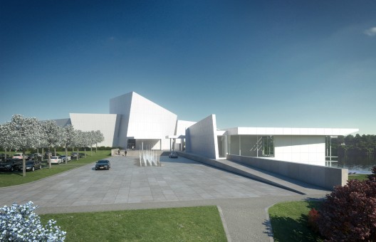 Richard Meier_Shenzhen Clubhouse_entry plaza 007