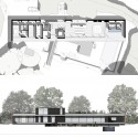 Private House (14) Private House (14) ground floor plan and west elevation