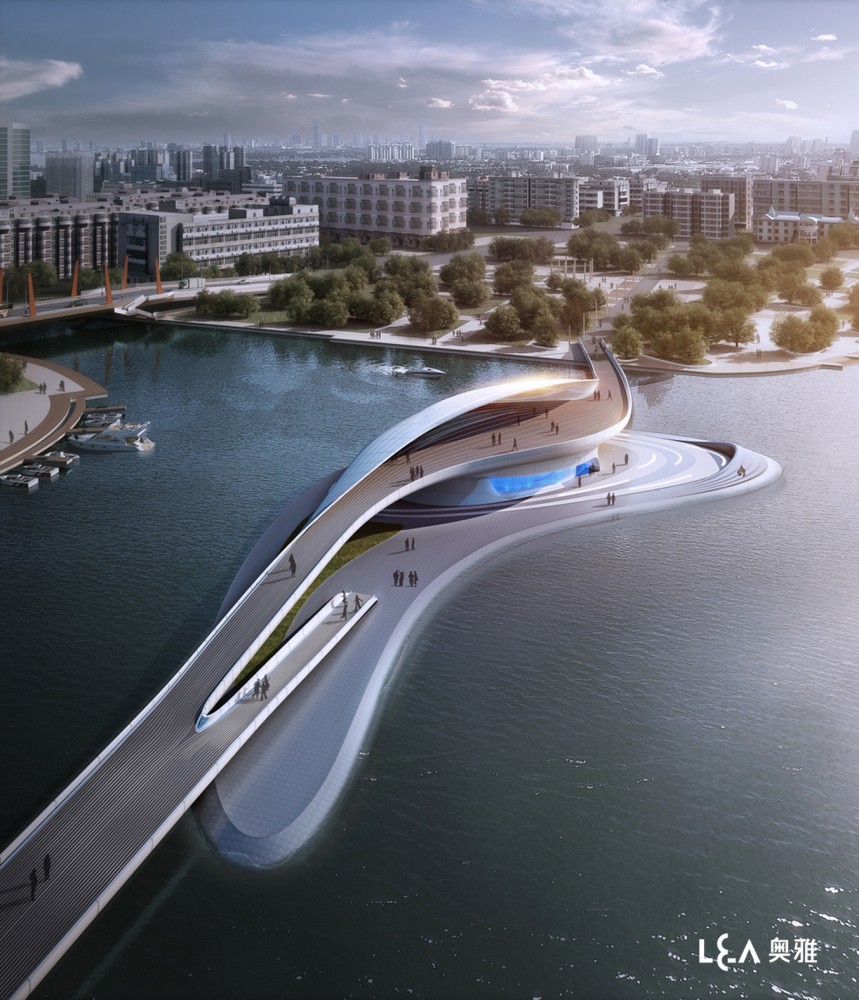 Wuxi Xidong Park Bridge / L&A Design Group