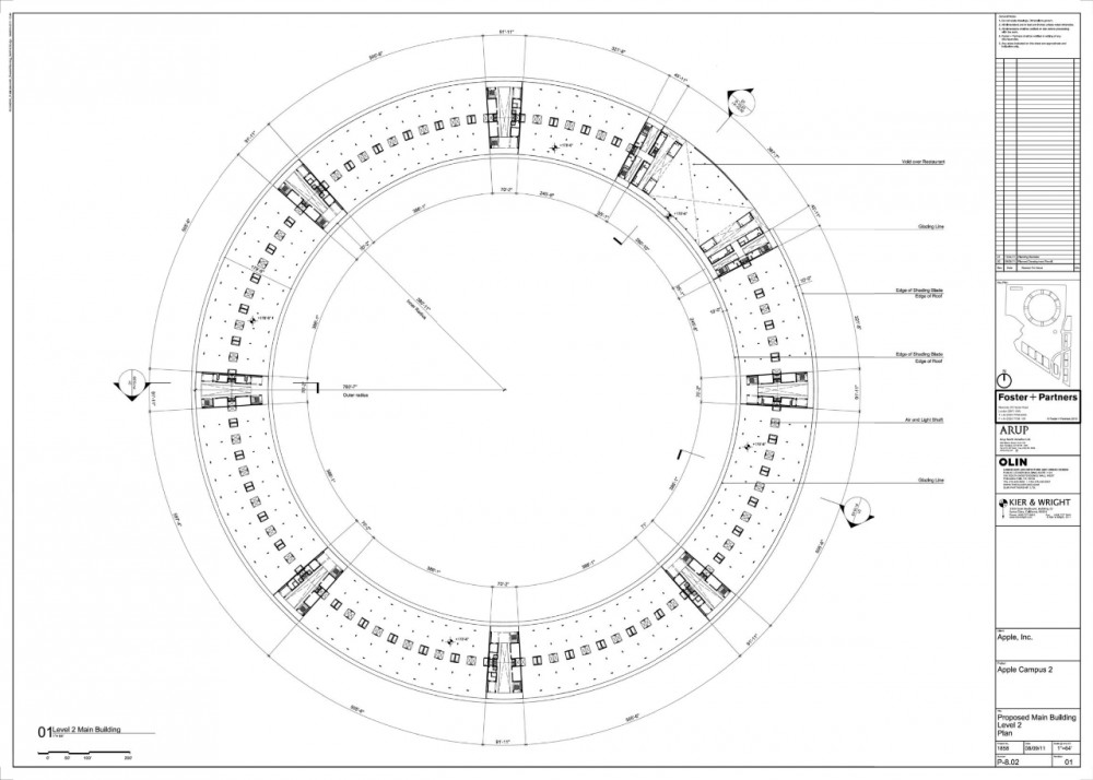 Updated Plans released for Foster + Partner’s new Apple Campus in Cupertino