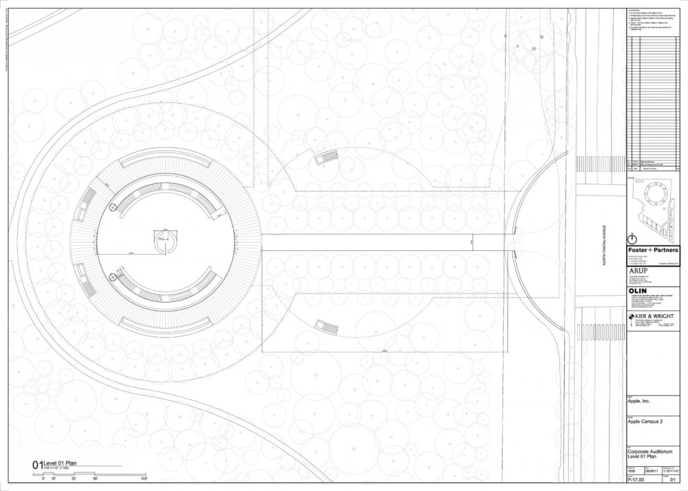 Updated Plans released for Foster + Partner’s new Apple Campus in Cupertino