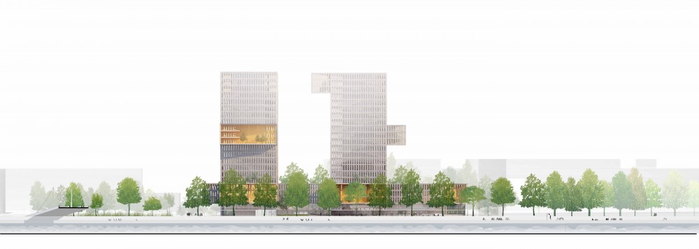Zac Seguin Office Building / ECDM Architectes