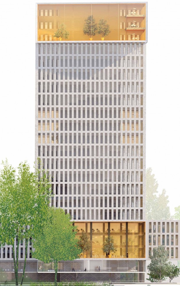 Zac Seguin Office Building / ECDM Architectes