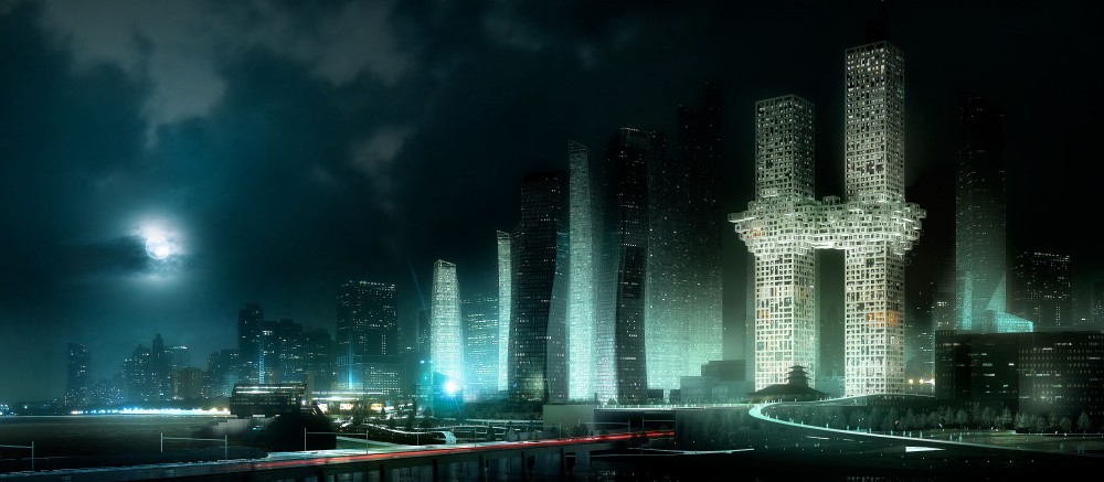 The Cloud: Two Connected Luxury Residential Towers / MVRDV