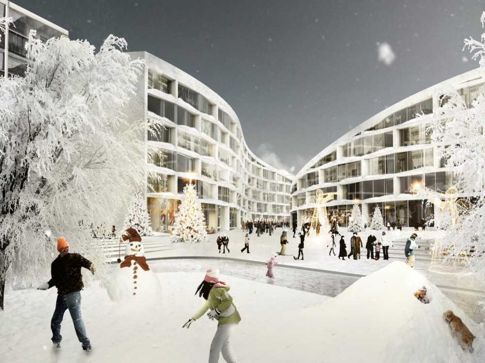 BIG unveils a Ski Resort in Lapland