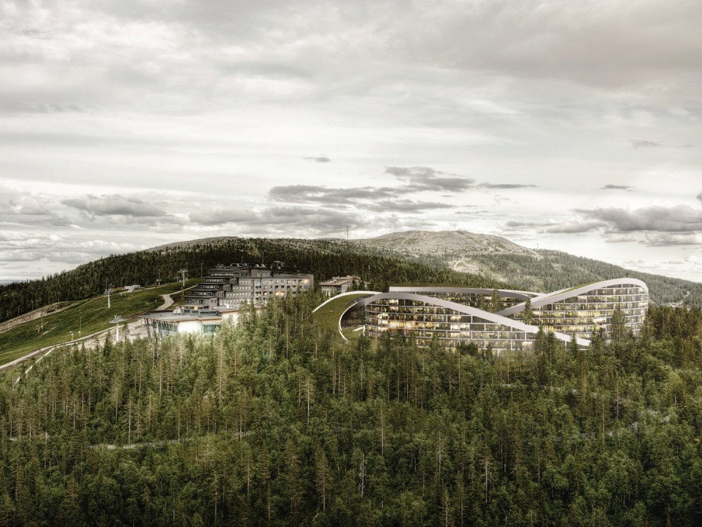 BIG unveils a Ski Resort in Lapland