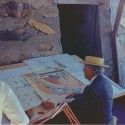 FLW at Taliesin West FLW at Taliesin West Frank Lloyd Wright at Taliesin West, 1955. Courtesy Frank Lloyd Wright Foundation, Scottsdale, Arizona