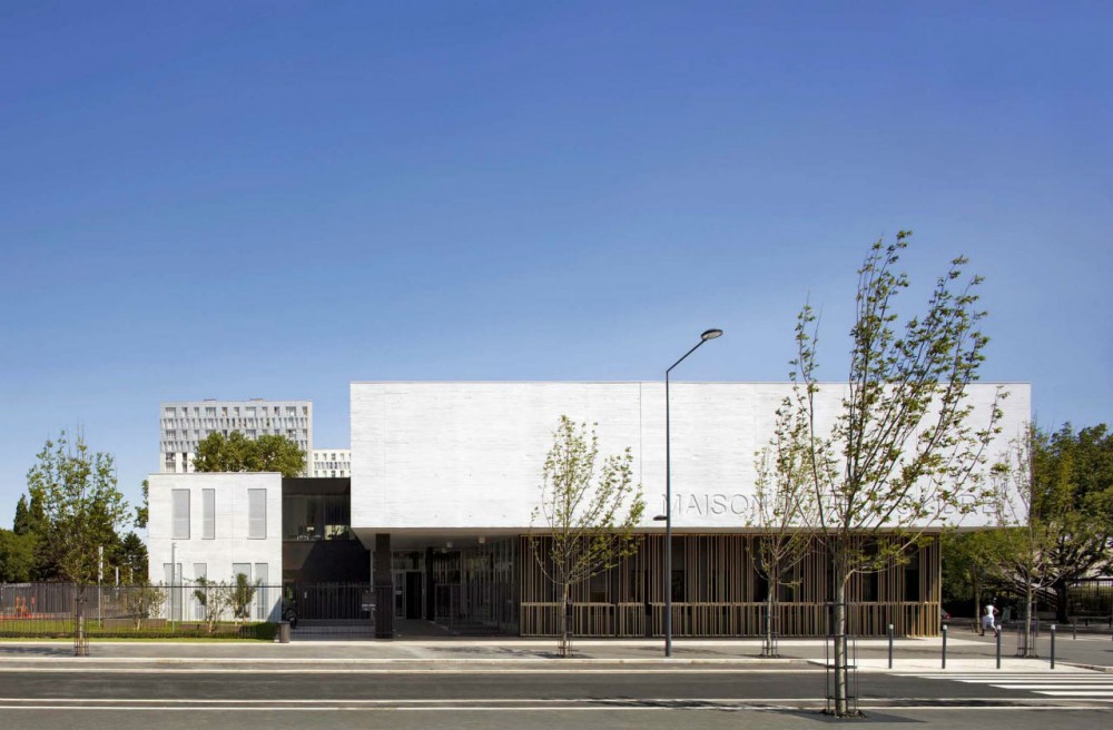 Maison du Temps Libre à Stains / Gaetan Le Penhuel Architectes