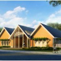 Wounded Warrior Home Project 003 Wounded Warrior Home Project 003 Rendering of Scheme A © Michael Graves & Associates