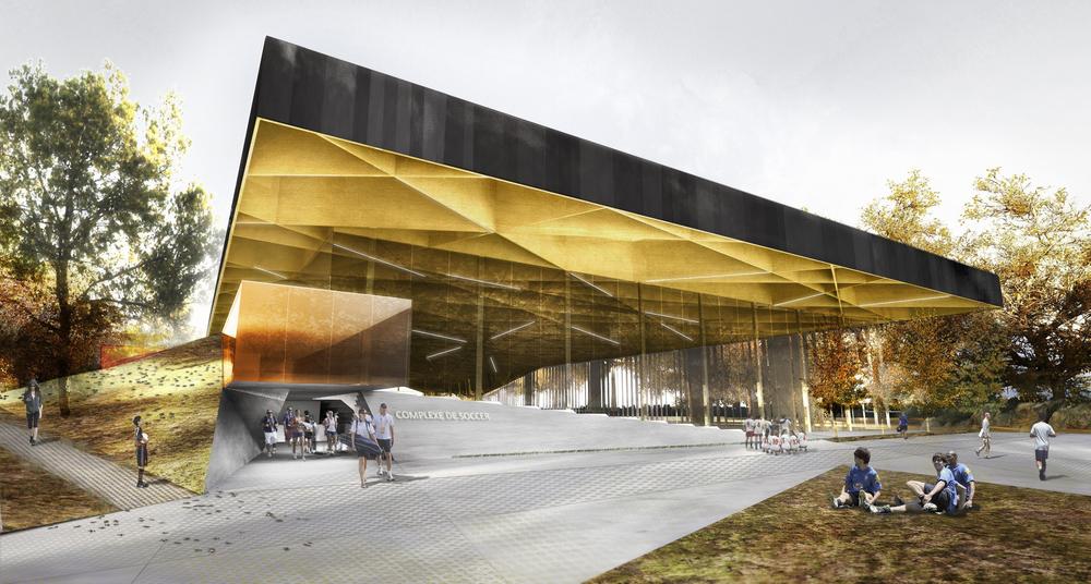 SMEC Soccer Complex Winning Proposal / Saucier + Perrotte & Hughes Condon Marler Architects