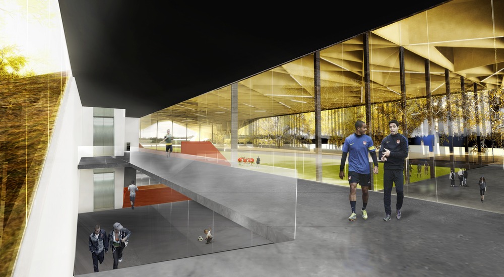 SMEC Soccer Complex Winning Proposal / Saucier + Perrotte & Hughes Condon Marler Architects