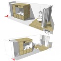 'Housing With a Mission' Project at the Hong Kong and Shenzhen Biennale on Architecture and Urbanism (6) bed closed condition