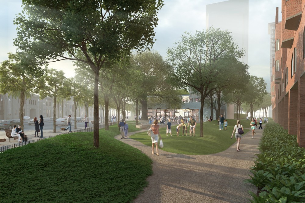 8 Washington Development / SOM Architects + PWP Landscape Architecture