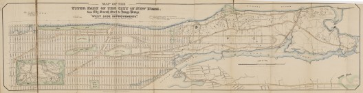 Towle's Map of the Upper Part of New York City - The Greatest Grid and the Unifinished Grid at The Museum of the City of New York