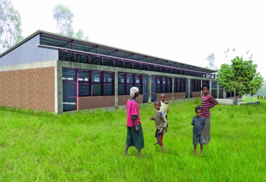 rendering - exterior pastoral elevation