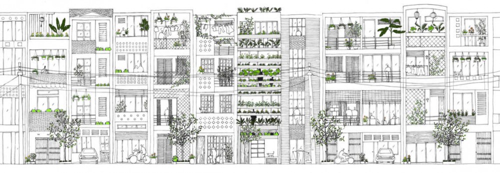 Stacking green / Vo Trong Nghia + Daisuke Sanuki + Shunri Nishizawa