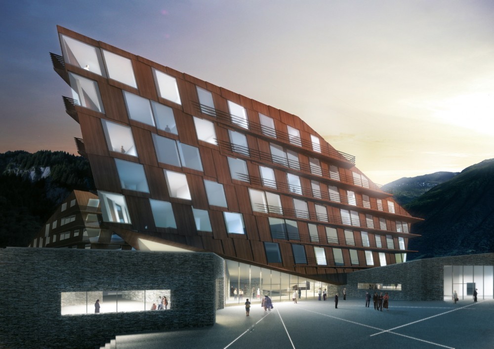 Resort Hotel / Holzer Kobler Architekturen