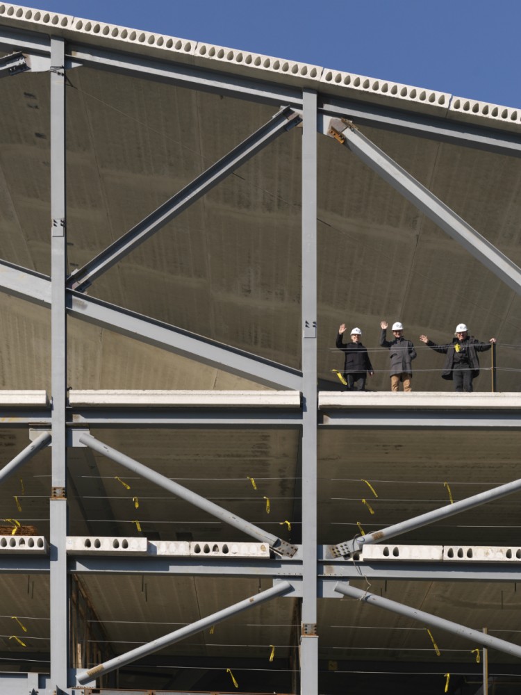 In Progress: Steven Holl Architects’ Campbell Sports Center Tops Out