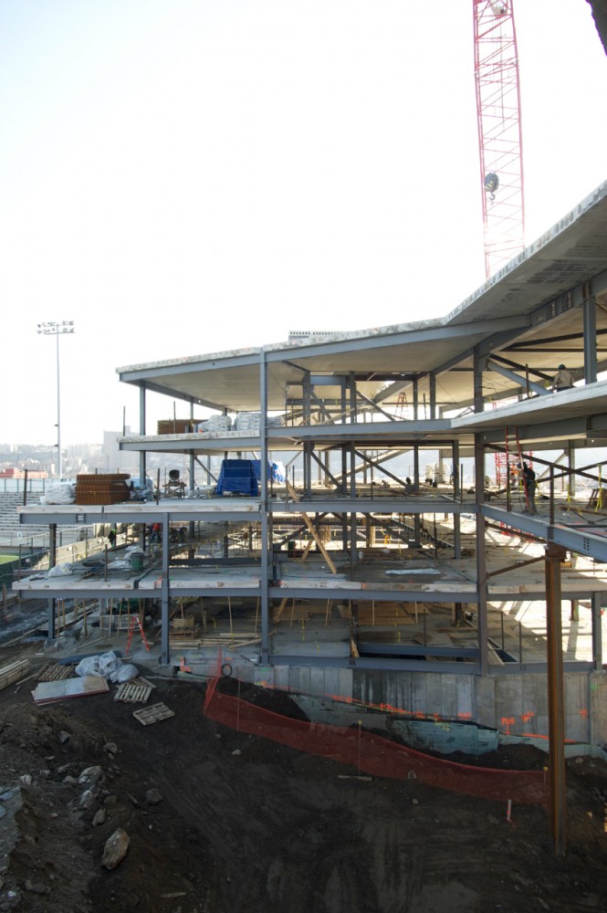 In Progress: Steven Holl Architects’ Campbell Sports Center Tops Out