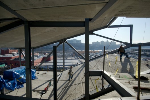 Campbell Sports Center Tops Out (6)