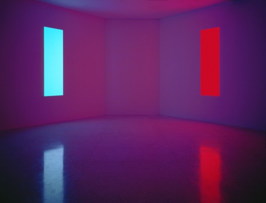 Phenomenal: California Light, Space, Surface / James Turrell, Stuck Red and Stuck Blue