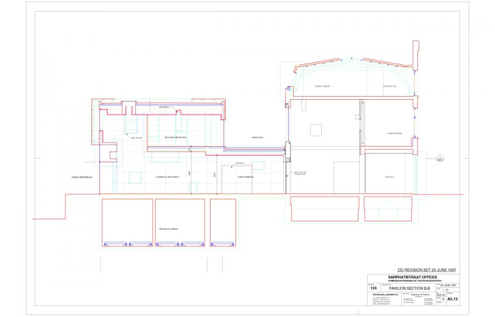 Flashback: Sarphatistraat Offices / Steven Holl Architects