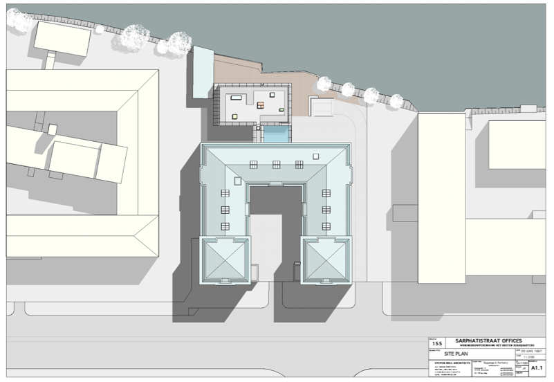 Flashback: Sarphatistraat Offices / Steven Holl Architects