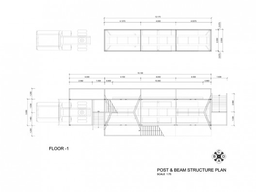 Post Beam Structure