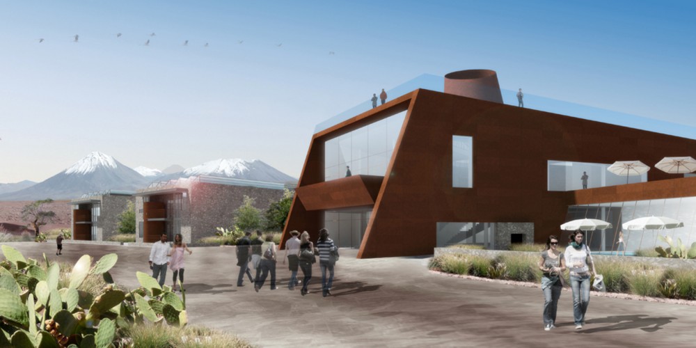 Alma Hotel Residence Winning Proposal (1) view towards main building