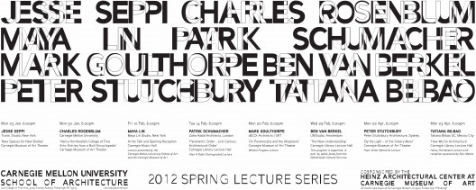 Carnegie Mellon Spring 2012 Lecture Series