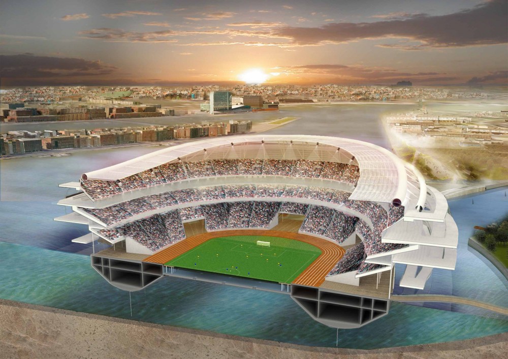 Bike The Floating Stadium / Quentin Perchet & Gabriel Scerri