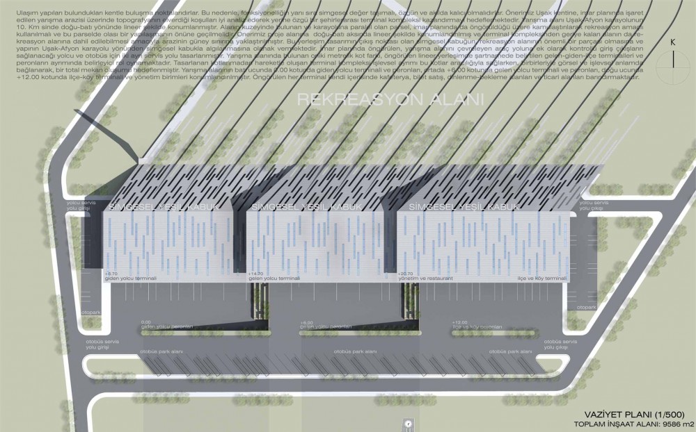 Uşak Intercity Bus Terminal Complex (11) site plan 02
