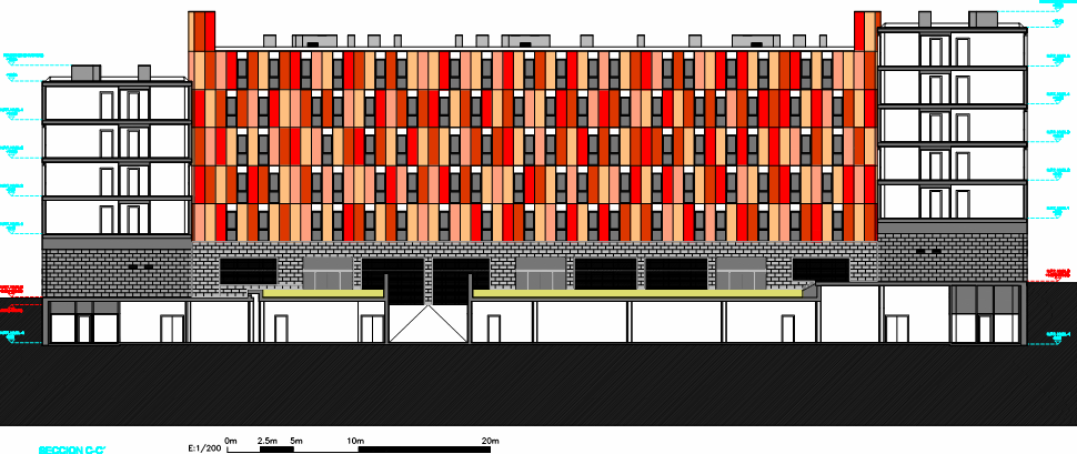 132 Houses With Public Protection / Aguinaga y Asociados Arquitectos