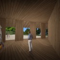 Australia House Proposal (8) wide gallery looking towards courtyard