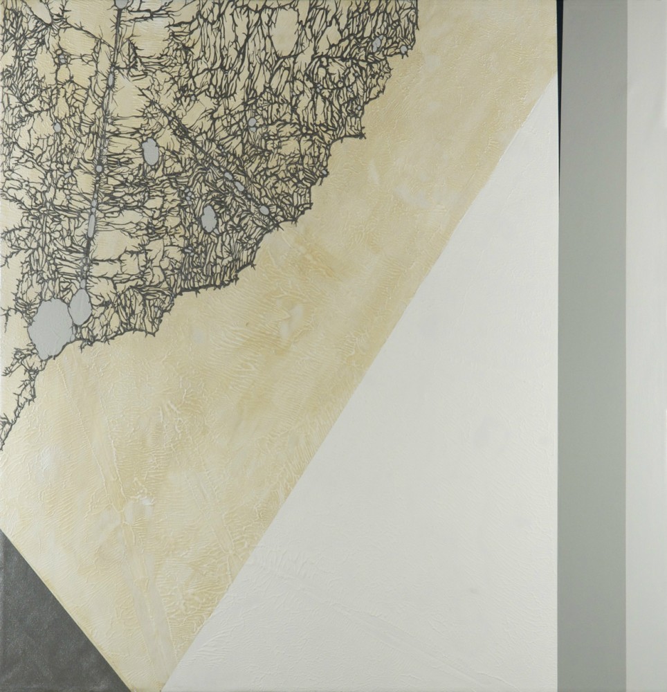 Julie Davidow’s “archiTECTONIC” Paintings at Diana Lowenstein Gallery