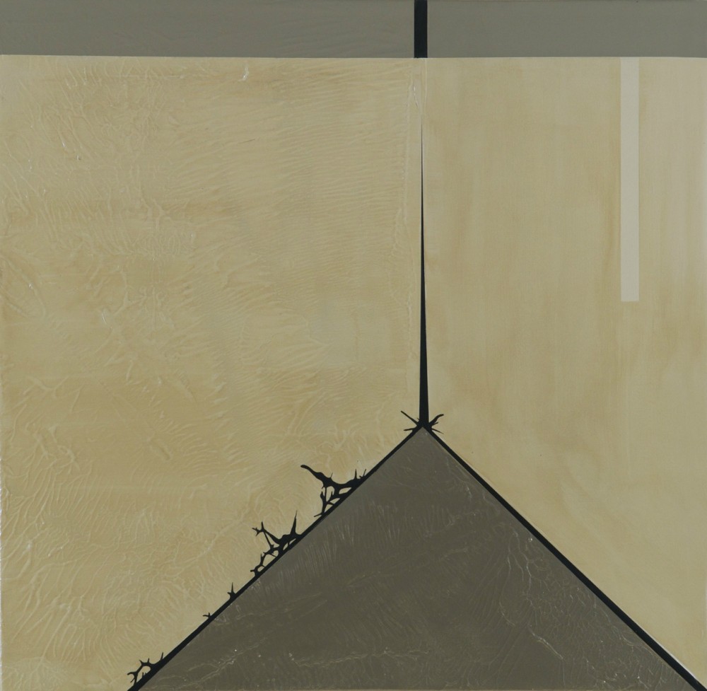 Julie Davidow’s “archiTECTONIC” Paintings at Diana Lowenstein Gallery