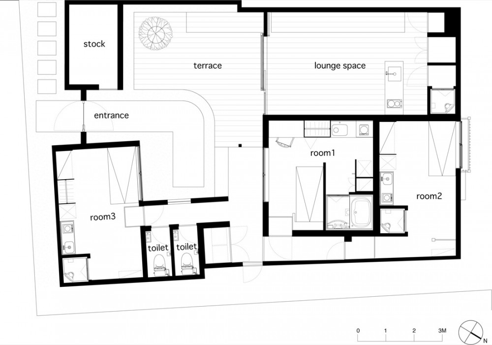 White Dormitory For Il Vento / Koichi Futatsumata
