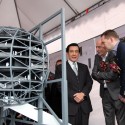 President Ma Ying-jeou with OMA partners Rem Koolhaas and David Gianotten copyright OMA President Ma Ying-jeou with OMA partners Rem Koolhaas and David Gianotten copyright OMA President Ma Ying-jeou with OMA partners Rem Koolhaas and David Gianotten © OMA