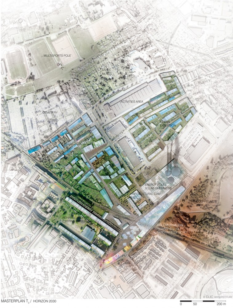 Europan 11 Proposal: Effets de Serres (4) master plan